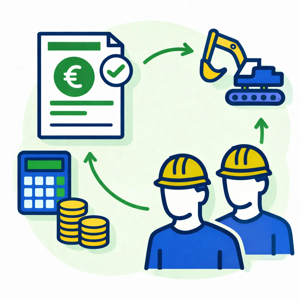 Lohnabrechnung - Baulohn